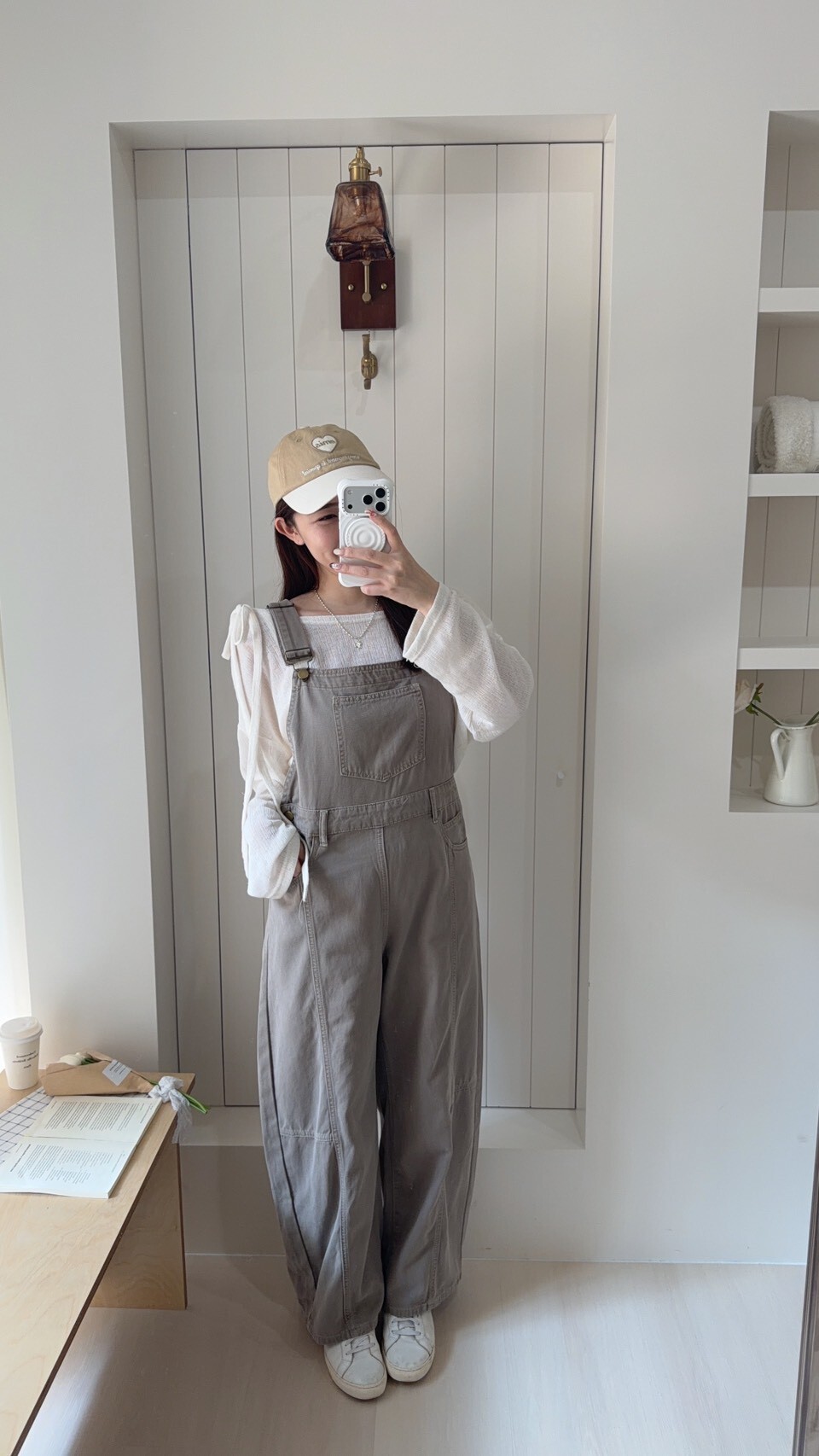 顯瘦彎刀吊帶褲 2colors