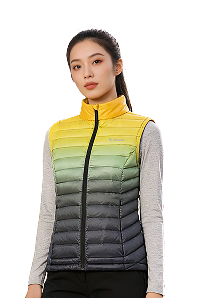立領漸層羽絨背心│女款 7225