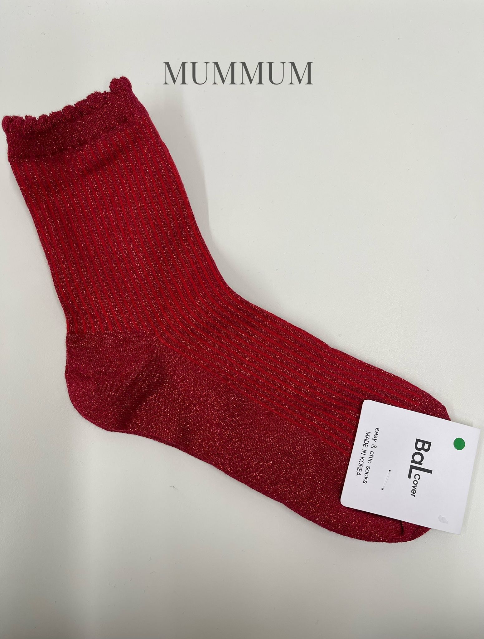 ac1044/紅閃閃爍爍襪