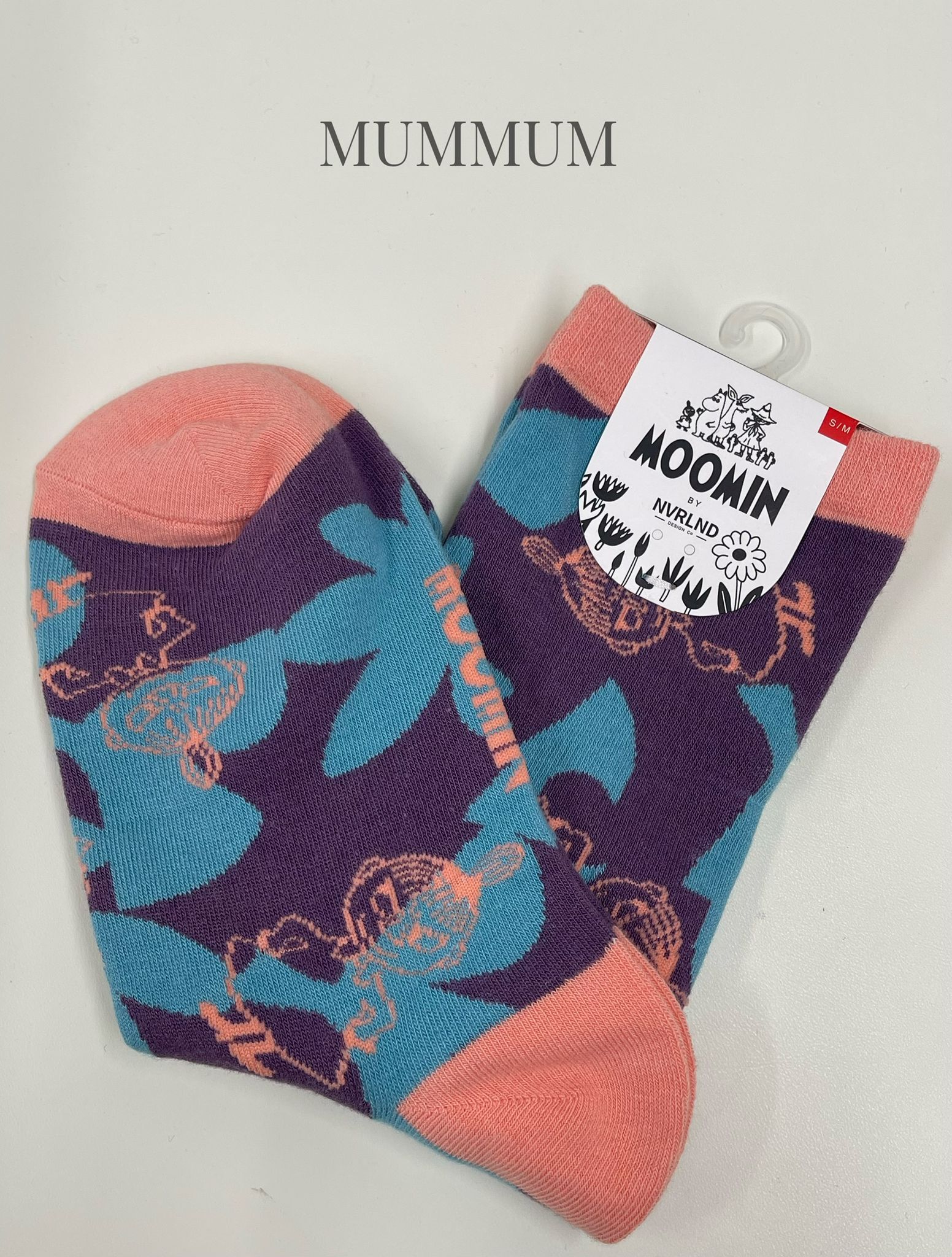 ac1045/彩色姆明卡通襪