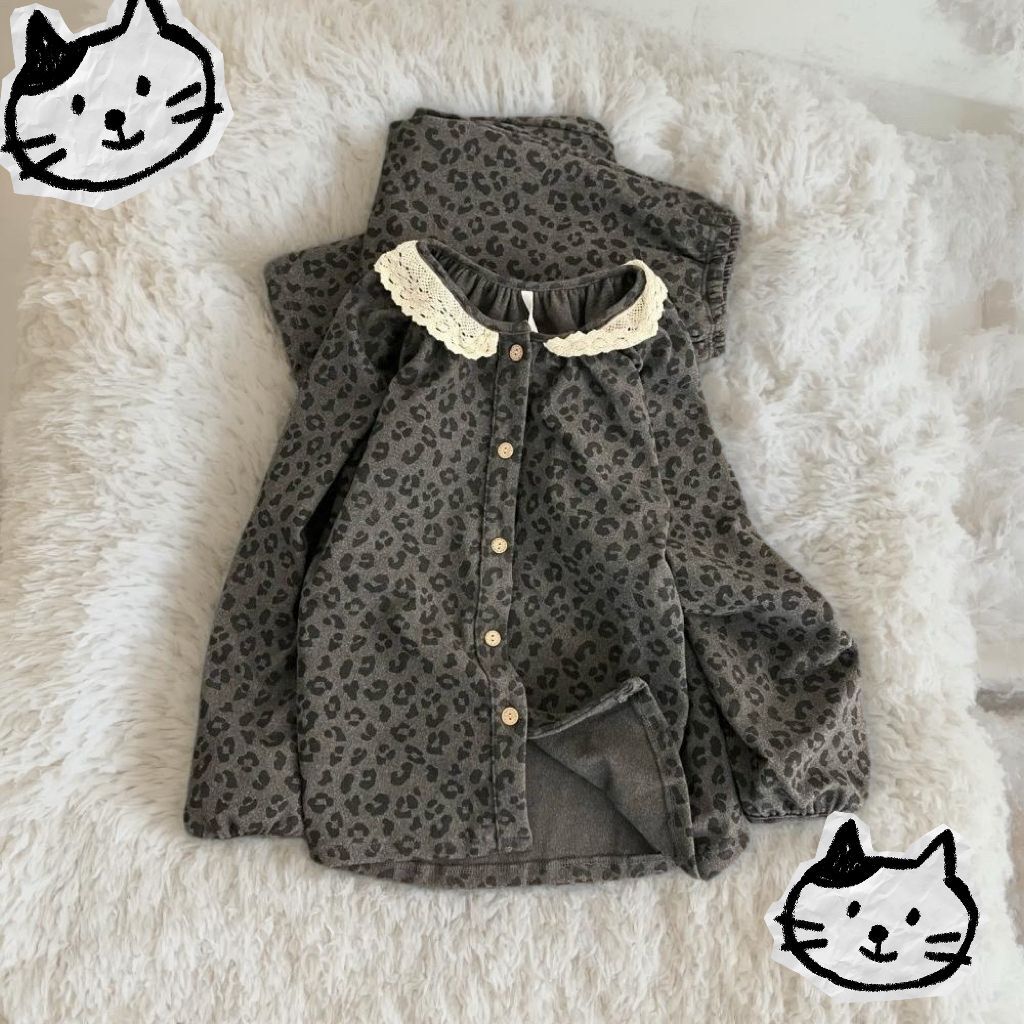 (現貨)女士豹紋家居服