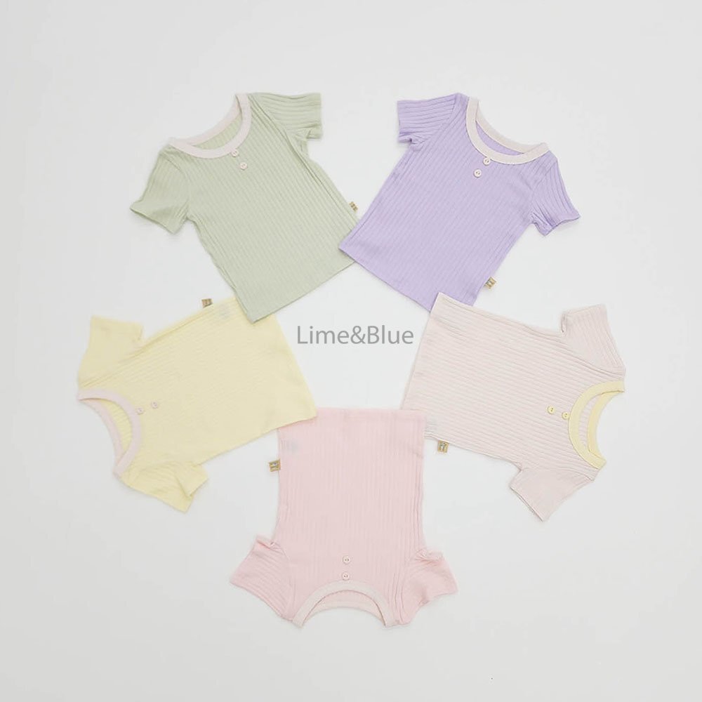 正韓夏Limeblue 五色糖果色家居服