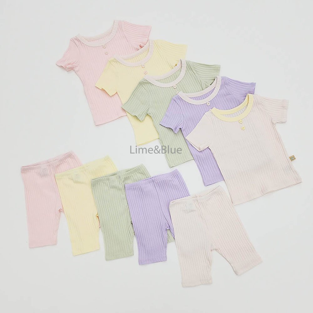 正韓夏Limeblue 五色糖果色家居服