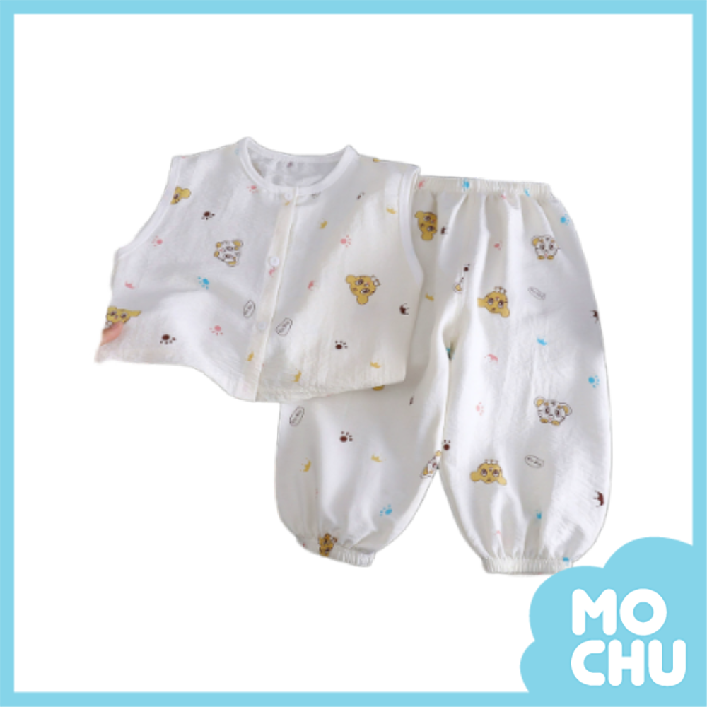 小老虎無袖套裝