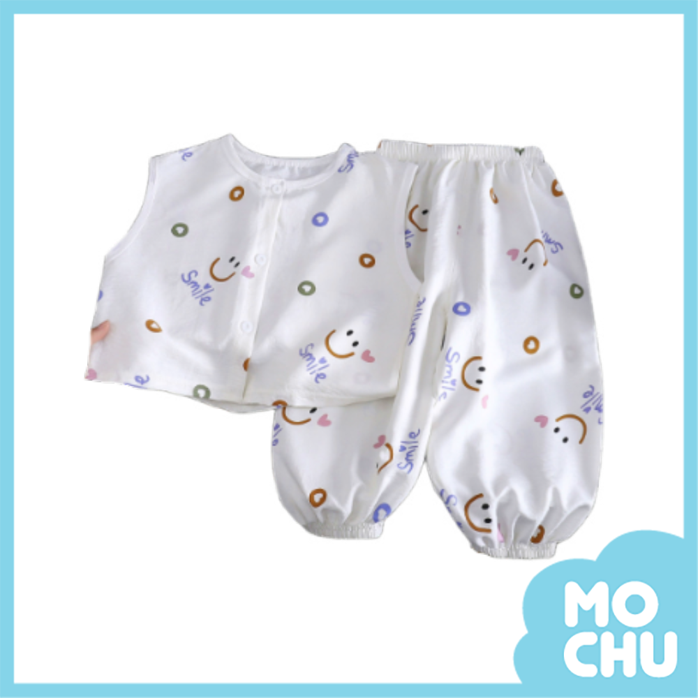 滿滿笑臉無袖套裝