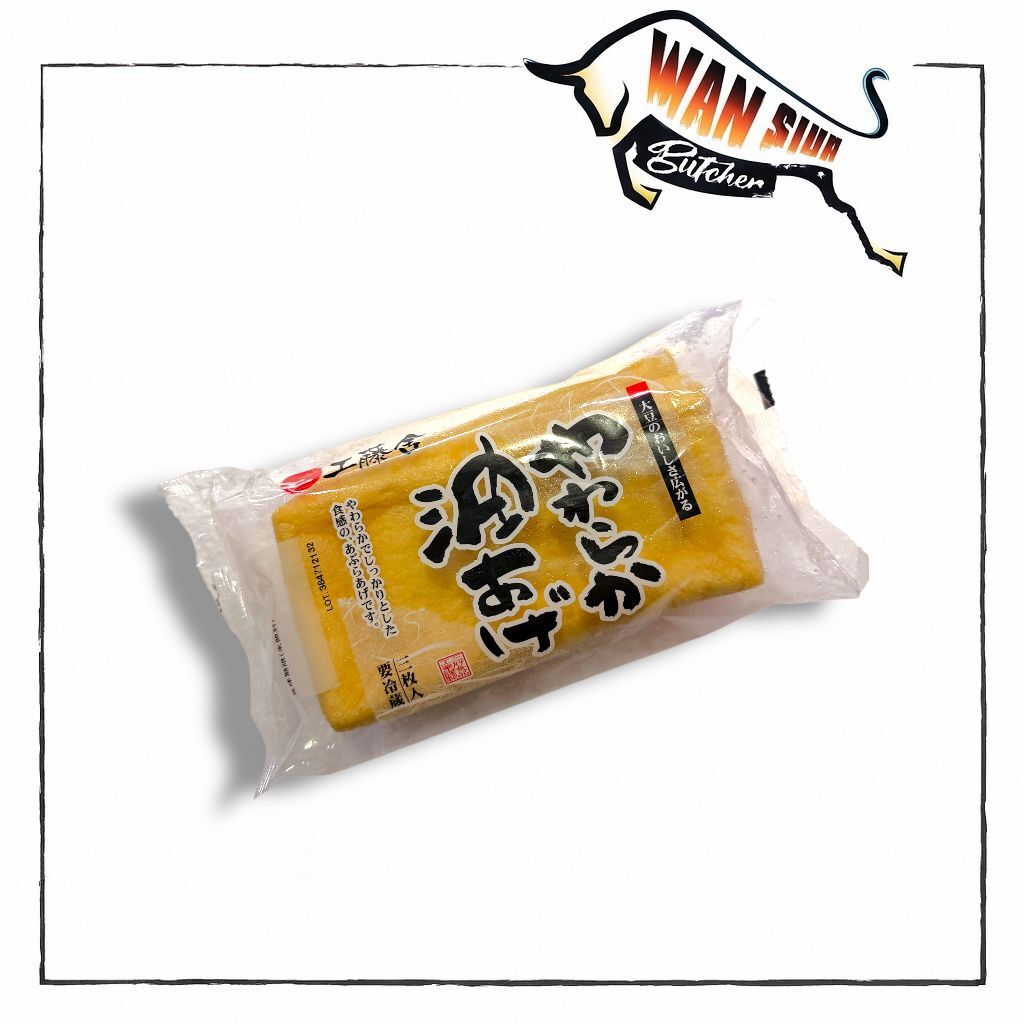 工藤舍日本油揚 (油炸腐皮) (3片裝)