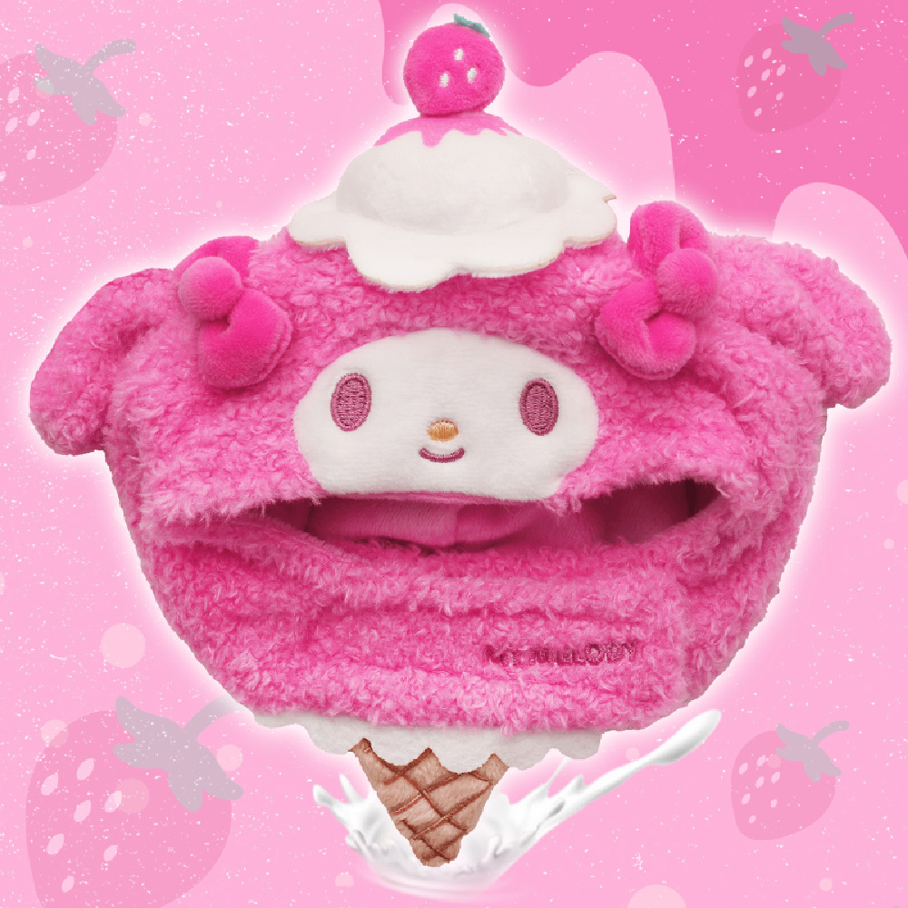 三麗鷗家族-繽紛霸王球寵物頭套 美樂蒂