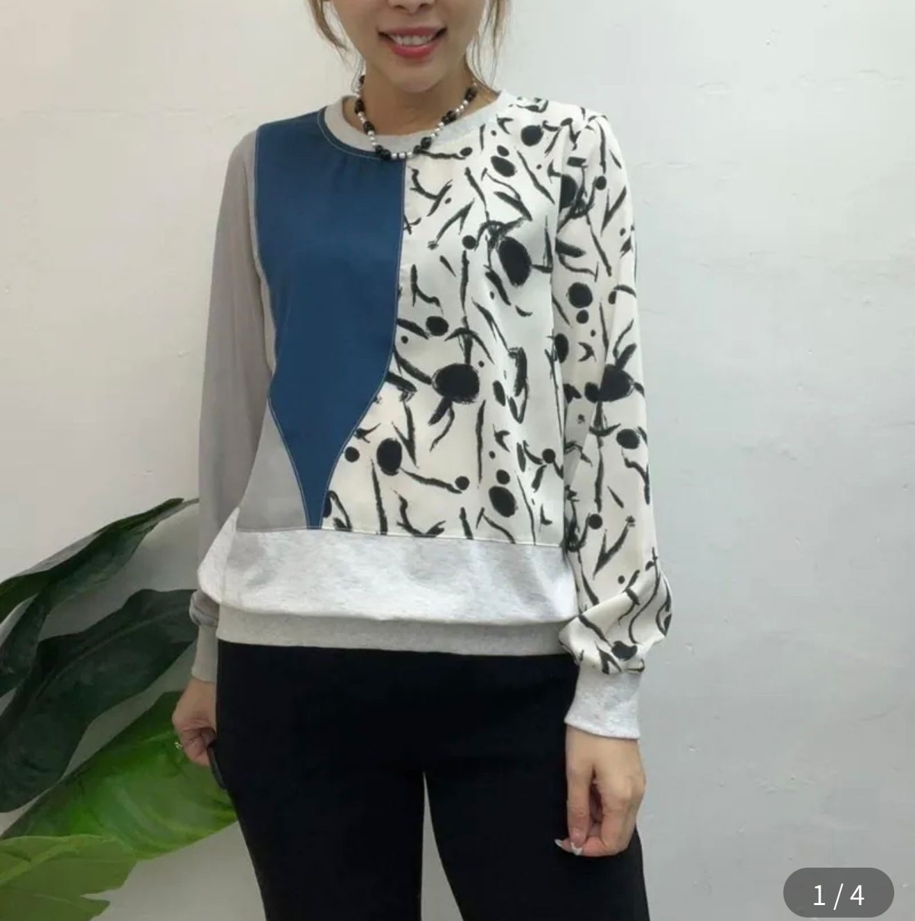 Comme 高質拼布top~144BK