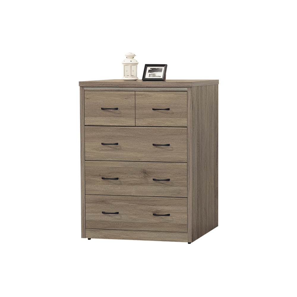 柏蒂家居-哈德爾3尺四斗櫃/五抽收納置物櫃