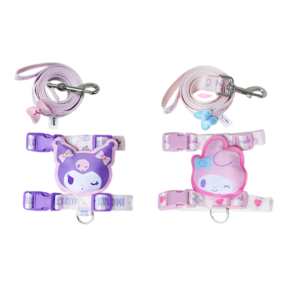 三麗鷗家族-萌萌系列寵物胸背 美樂蒂/酷洛米