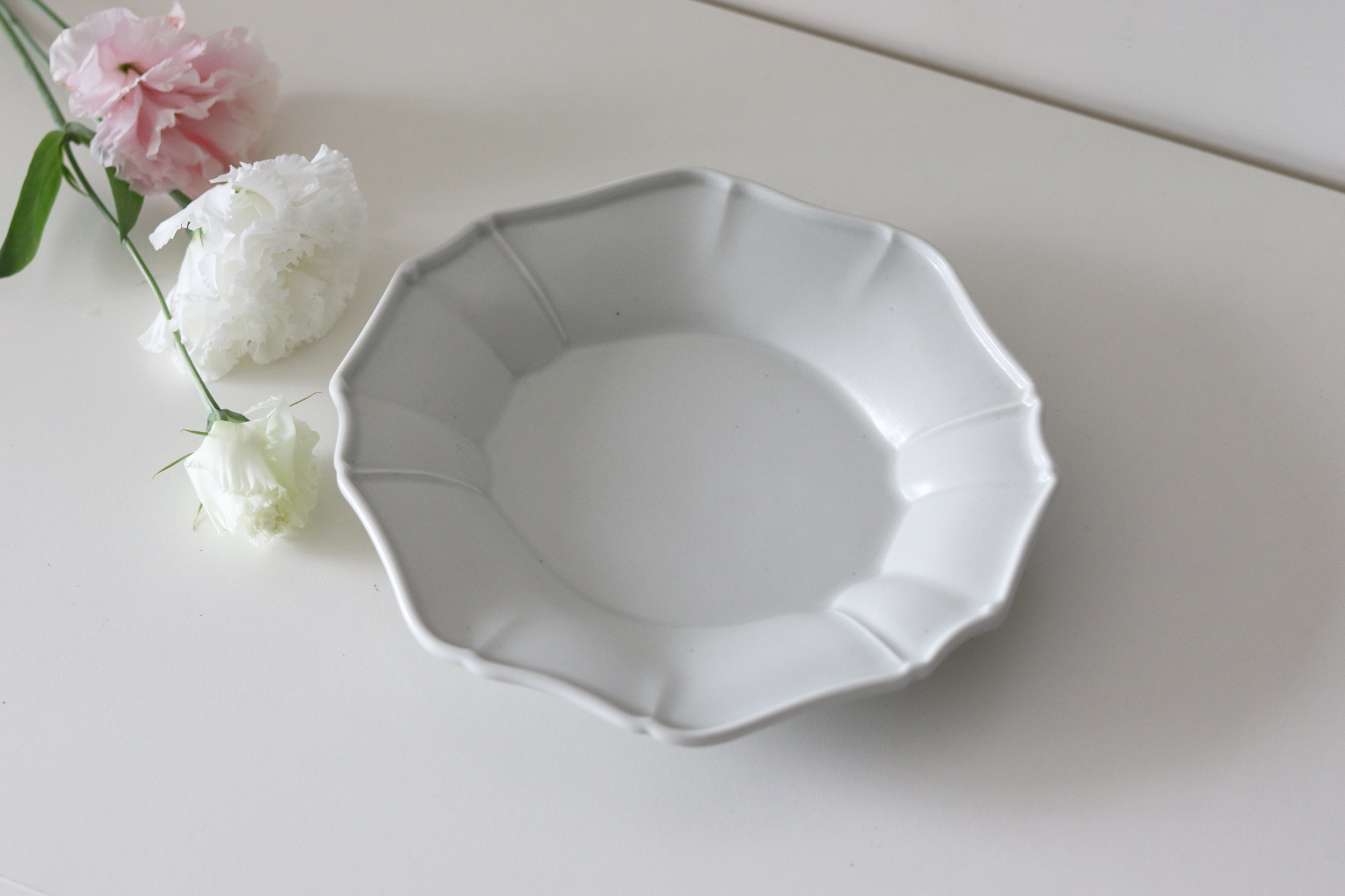 日本 美濃燒 Rinka 花邊 深盤