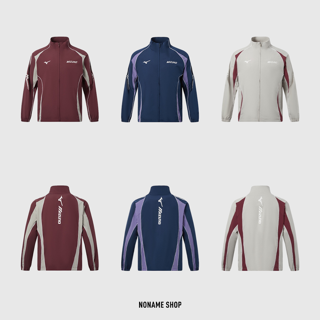 MIZUNO 美津濃 ESSENTIAL系列 美式 復古 撞色拼接 防風 立領 外套 夾克 三色 (男/女款)