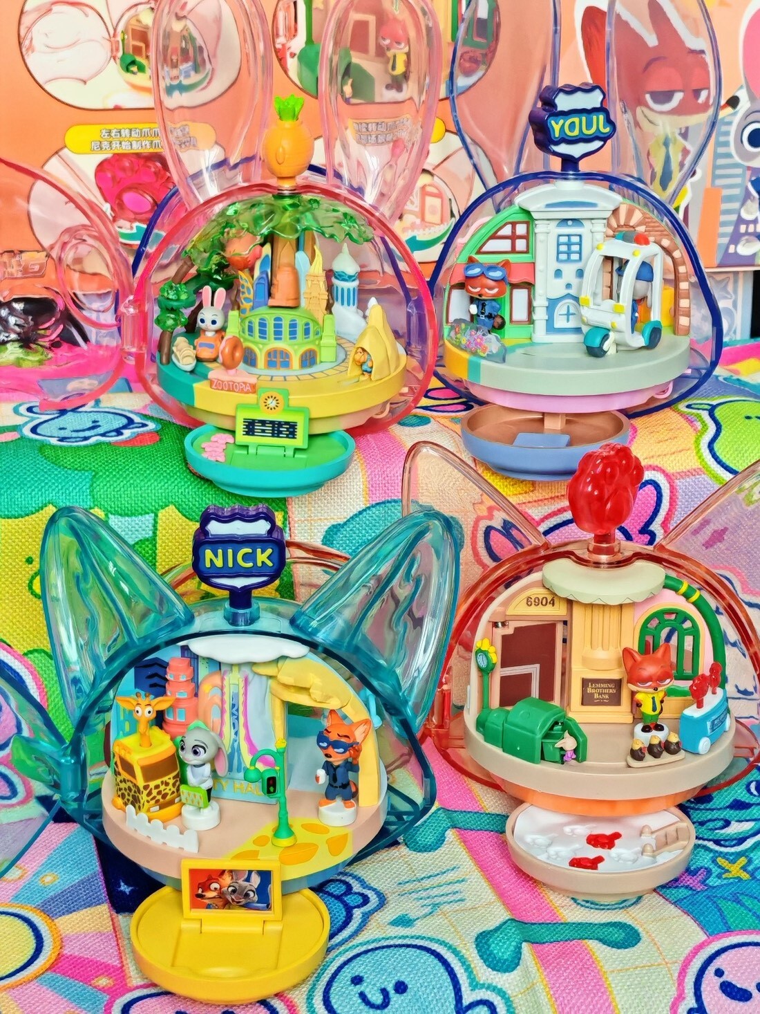 正版 動物方城市 轉轉樂系列盲盒