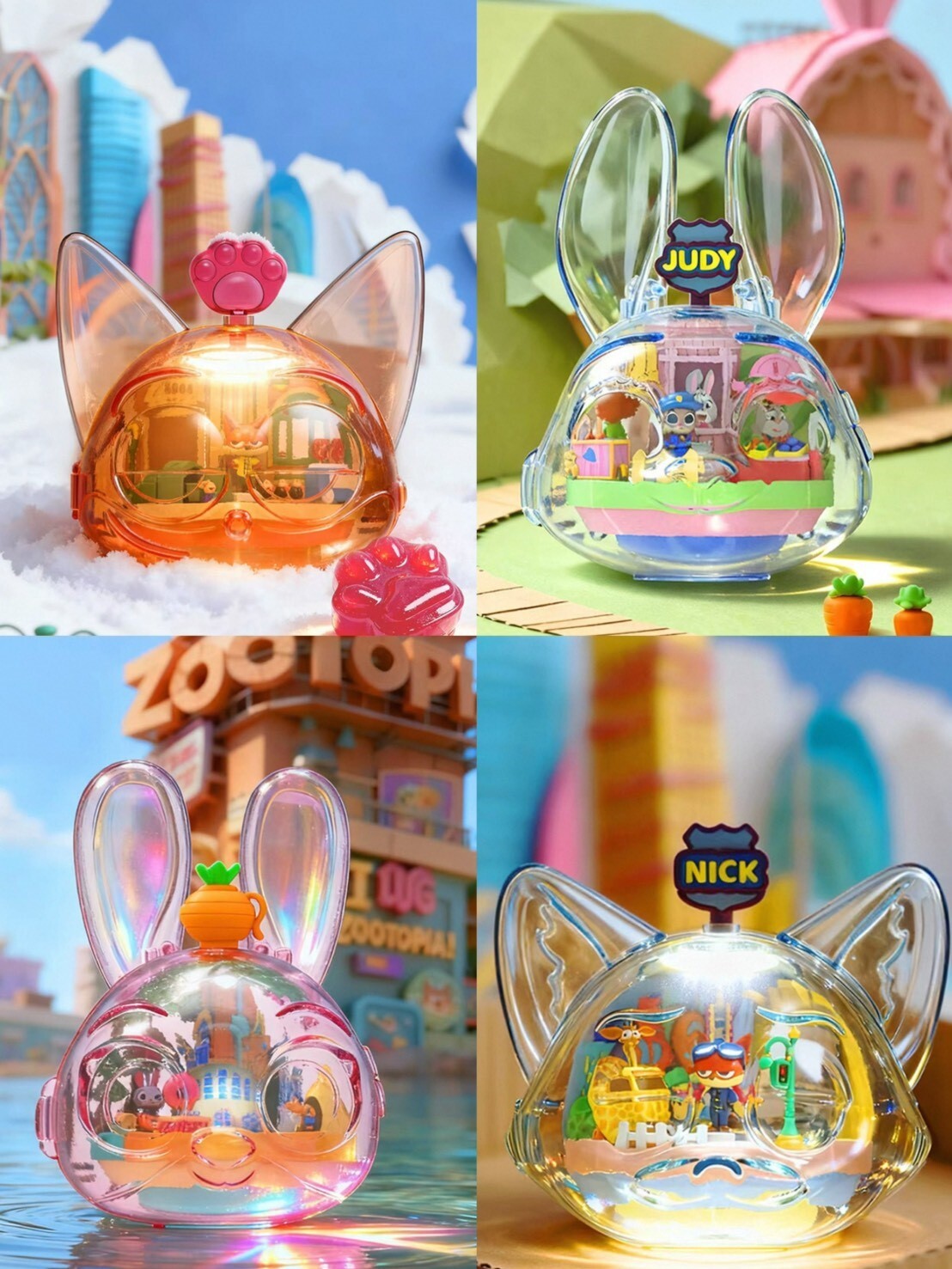 正版 動物方城市 轉轉樂系列盲盒