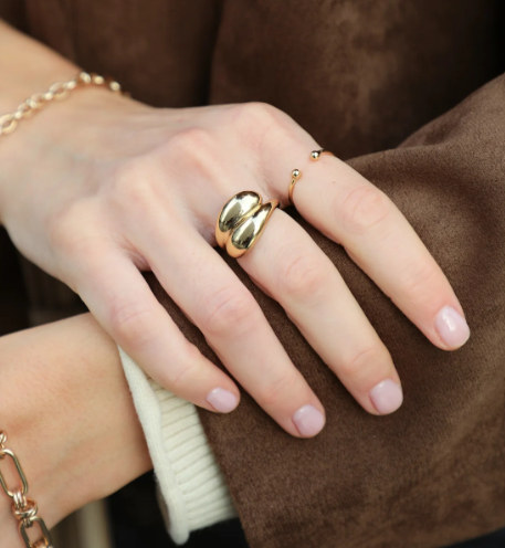 1WK0708-505 WAEKURA Elea Ring Gold (A-LX-E)