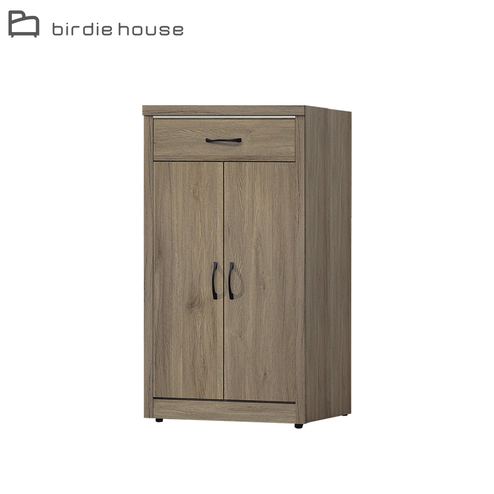 柏蒂家居-翰斯工業風2尺二門一抽收納鞋櫃