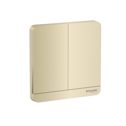 AVATARON奐尚(搪瓷白)兩位雙控開關制連LED指示燈