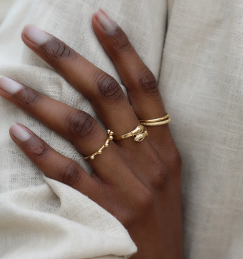 1WK0708-506 WAEKURA Lolita Ring Gold (A-LX-E)