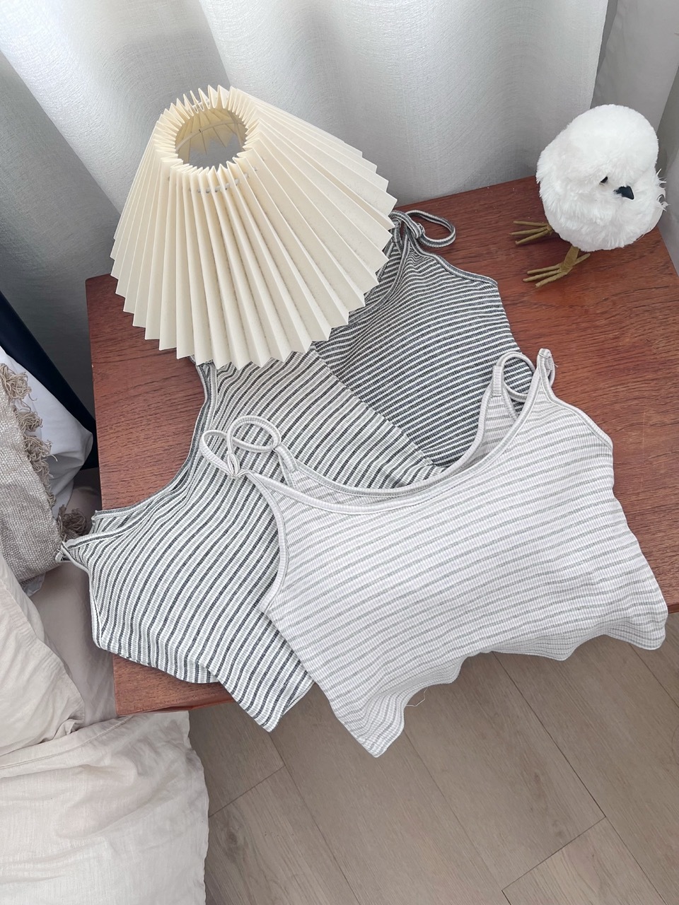 條紋罩杯辣妹小背心(3色)