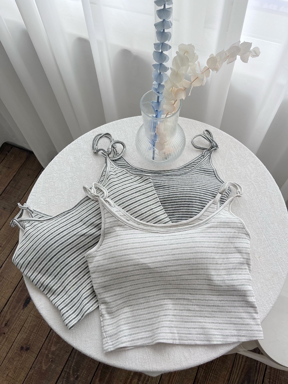 條紋罩杯辣妹小背心(3色)