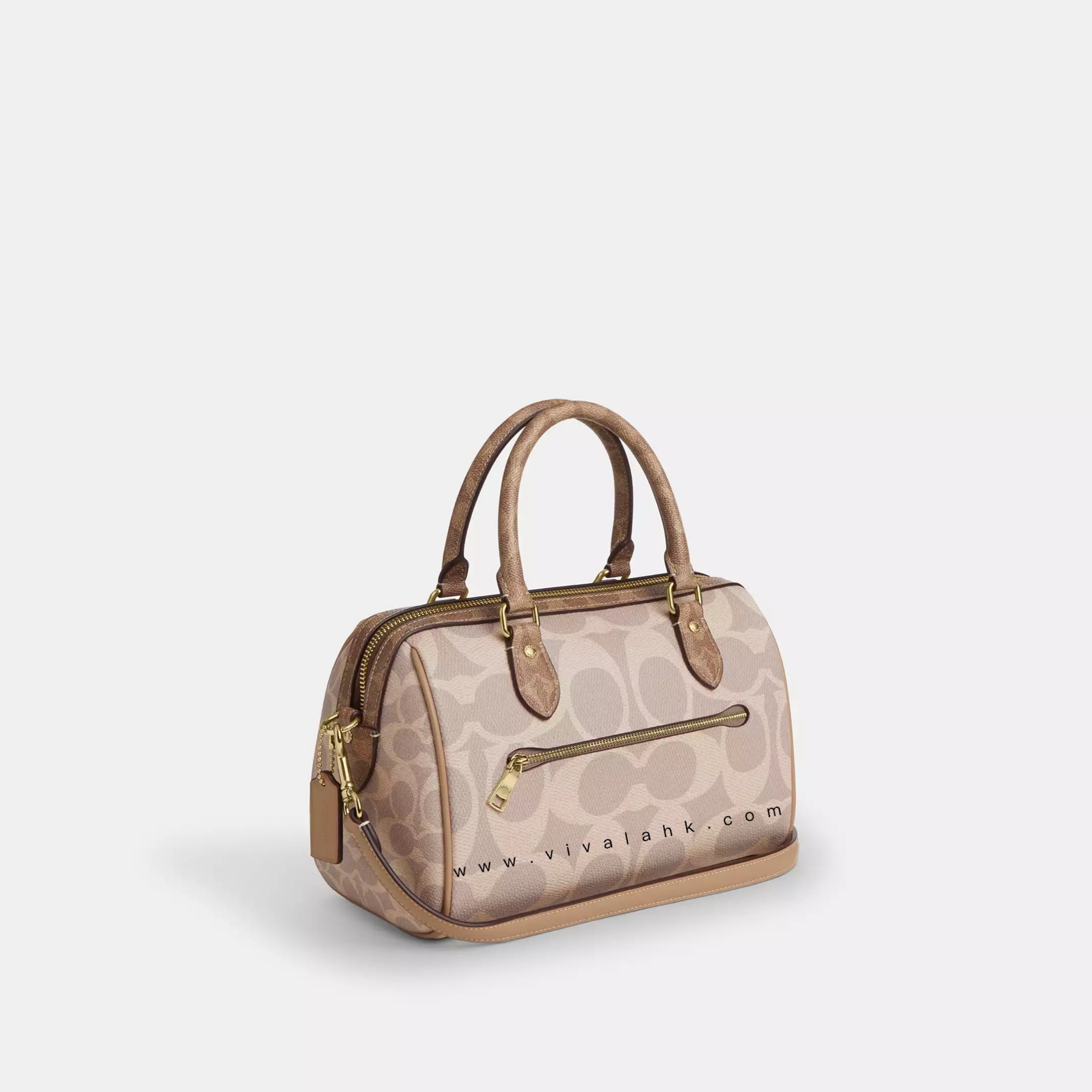 Coach - Rowan 手提+斜孭多用袋 (拼色C字暗花) (CY679)