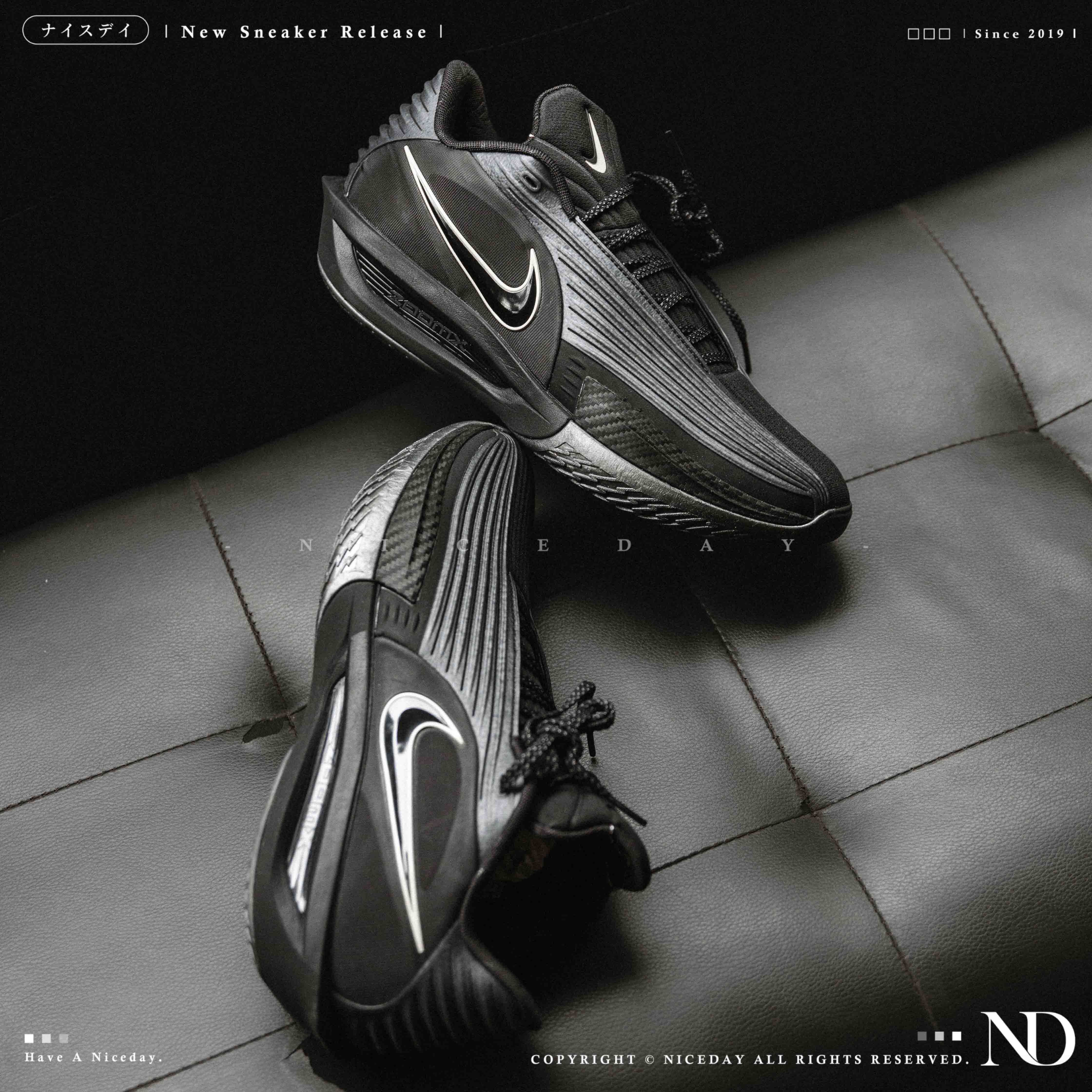 NICEDAY 代購 Nike Zoom GT Cut 3 Turbo LX 黑魂 黑色 渦輪 黑 實戰 籃球鞋 IB9632-001