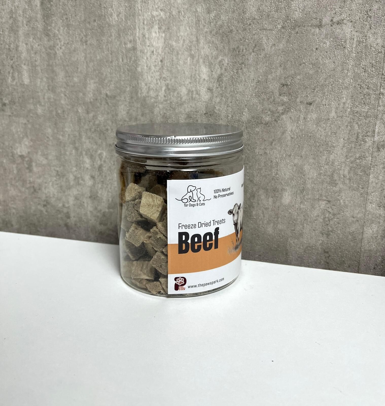 Paws Park 紐西蘭 牛肉粒 凍乾零食 60g (貓狗食用）