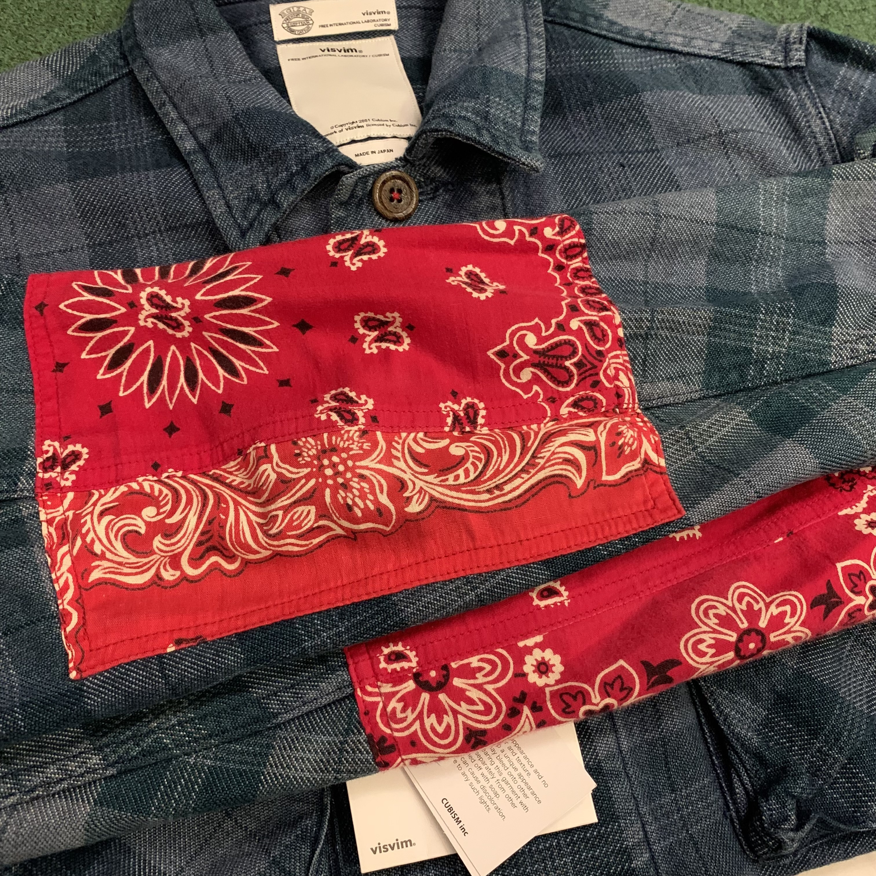 VISVIM KILGORE JKT GIZA (BANDANA) *NATURAL DYE 天然染 - INDIGO IN STOCK NOW (現貨發售中)