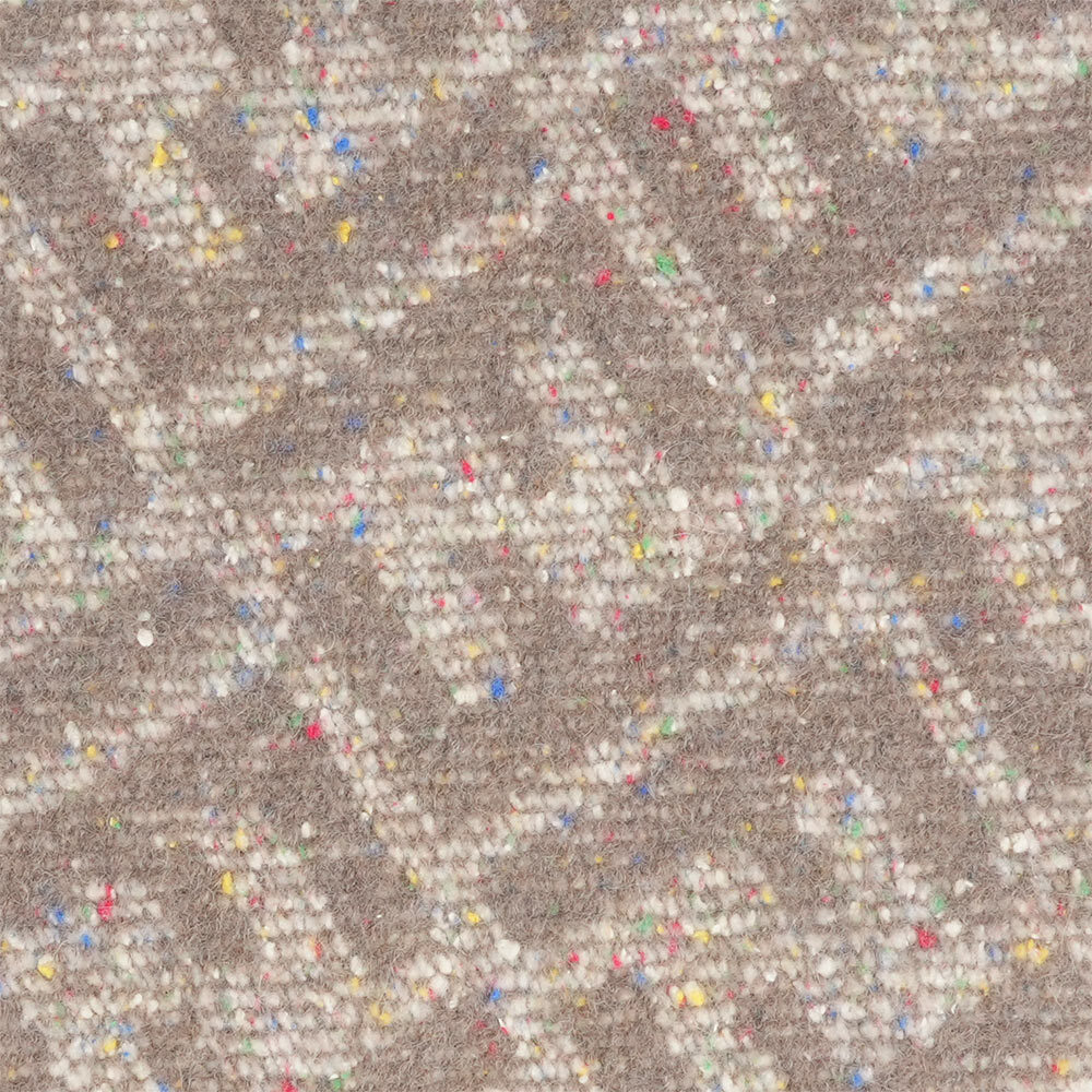 【Fendi】FF Logo 彩色點點混羊駝毛圍巾(鴿灰色)