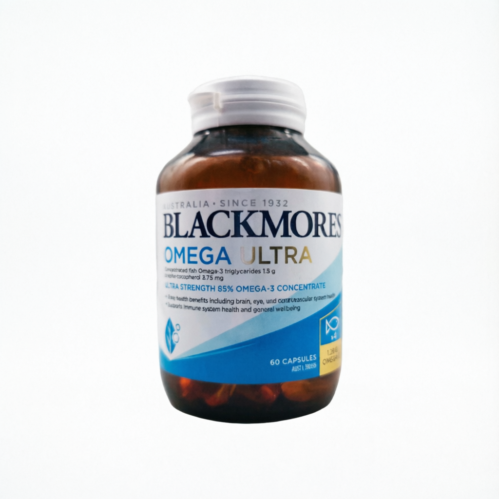 Blackmores 高濃度深海魚油 Omega Ultra 60粒 | 腦部心臟健康 (每粒含1.5g)