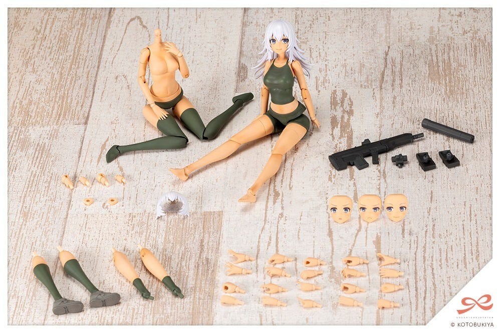 預購26/07 壽屋 代理版 組裝模型 1/10 創彩少女庭園 狼小姐 膚色D的Dress Up Body