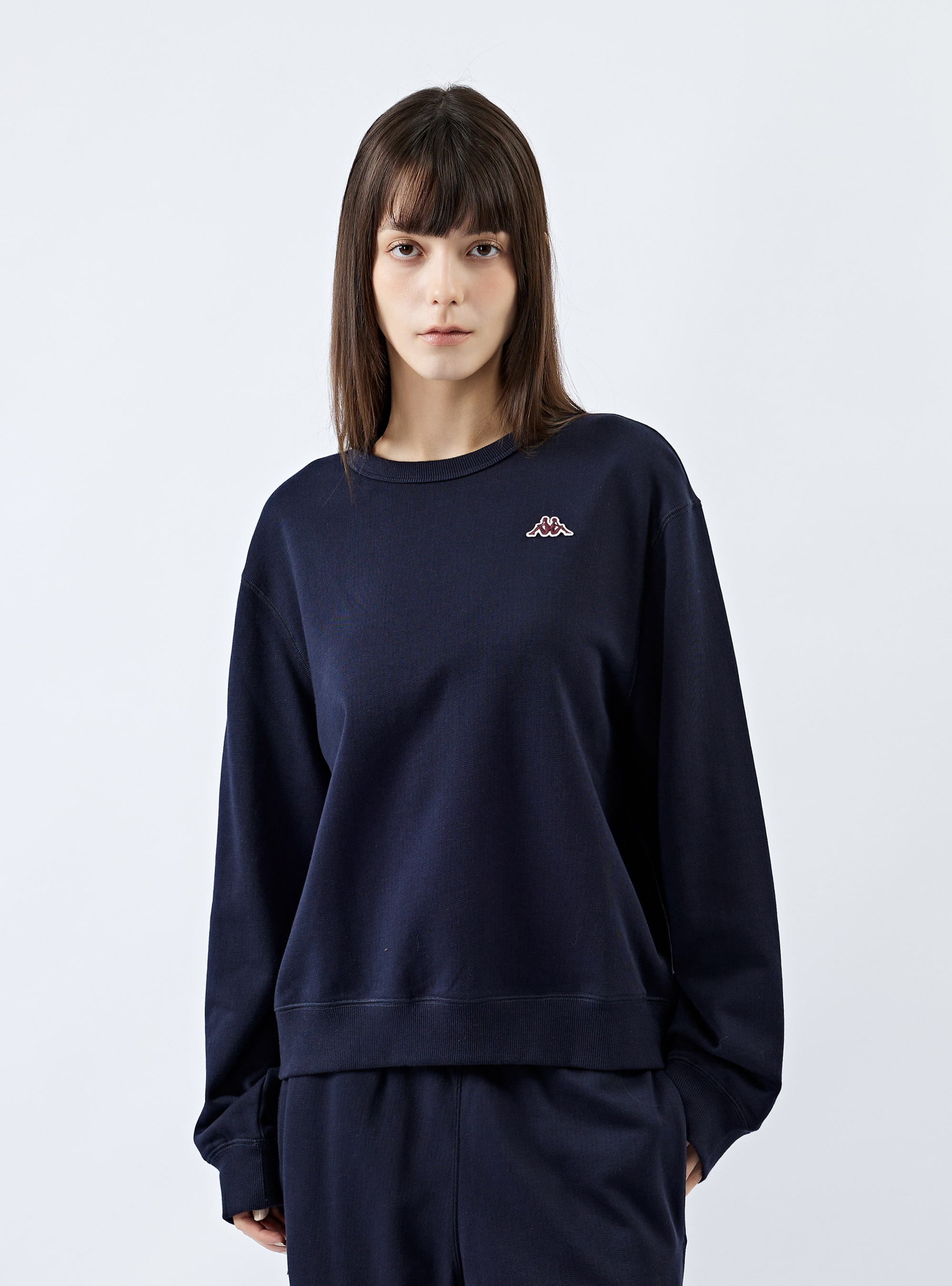 女款 休閒棉質圓領大學T