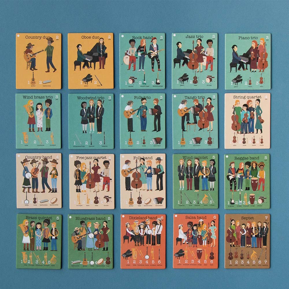 (預購3/31)西班牙Londji 音樂會樂團配對記憶遊戲