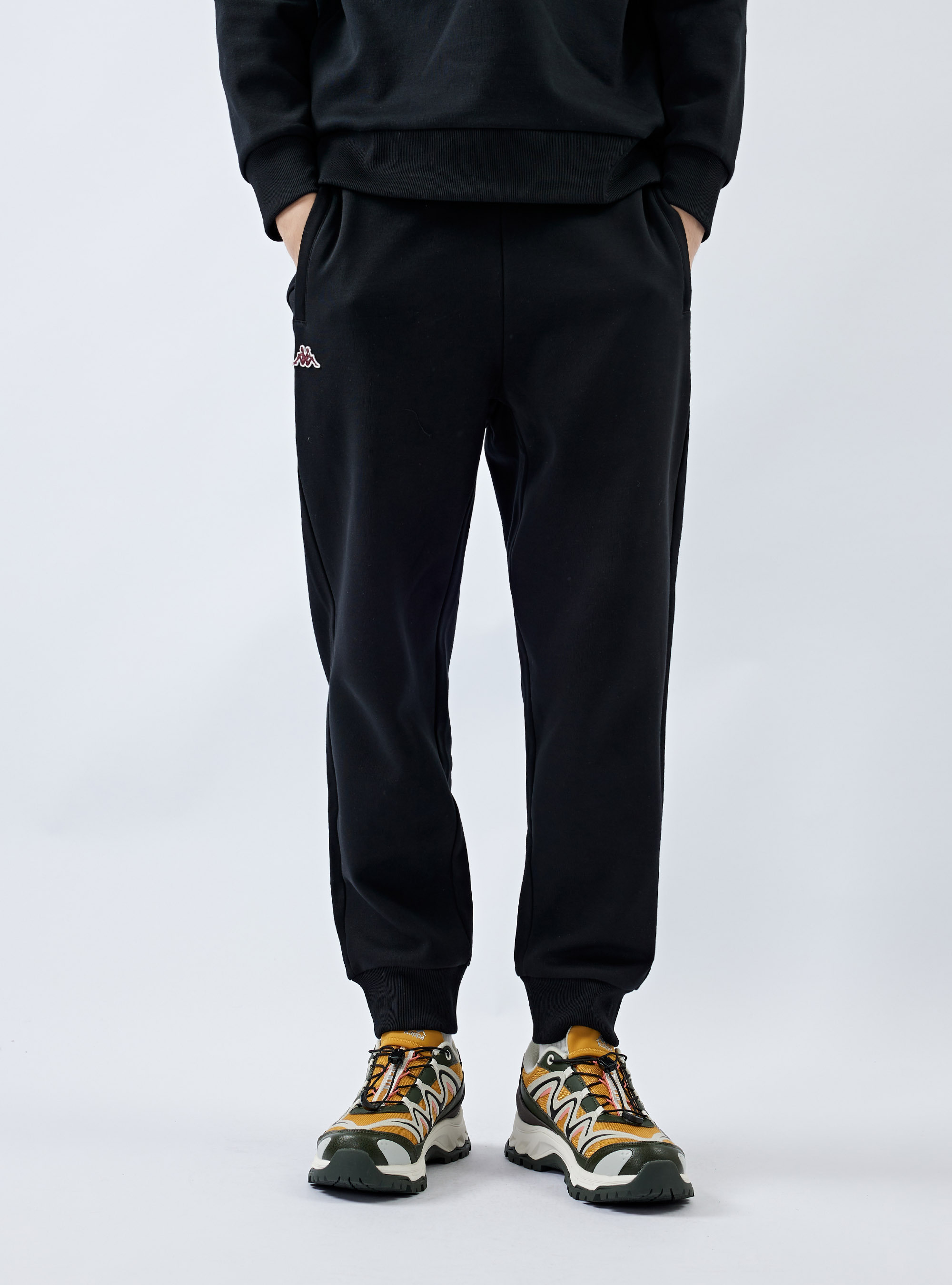 男女適穿 刷絨棉質縮口運動長褲（成套推薦）