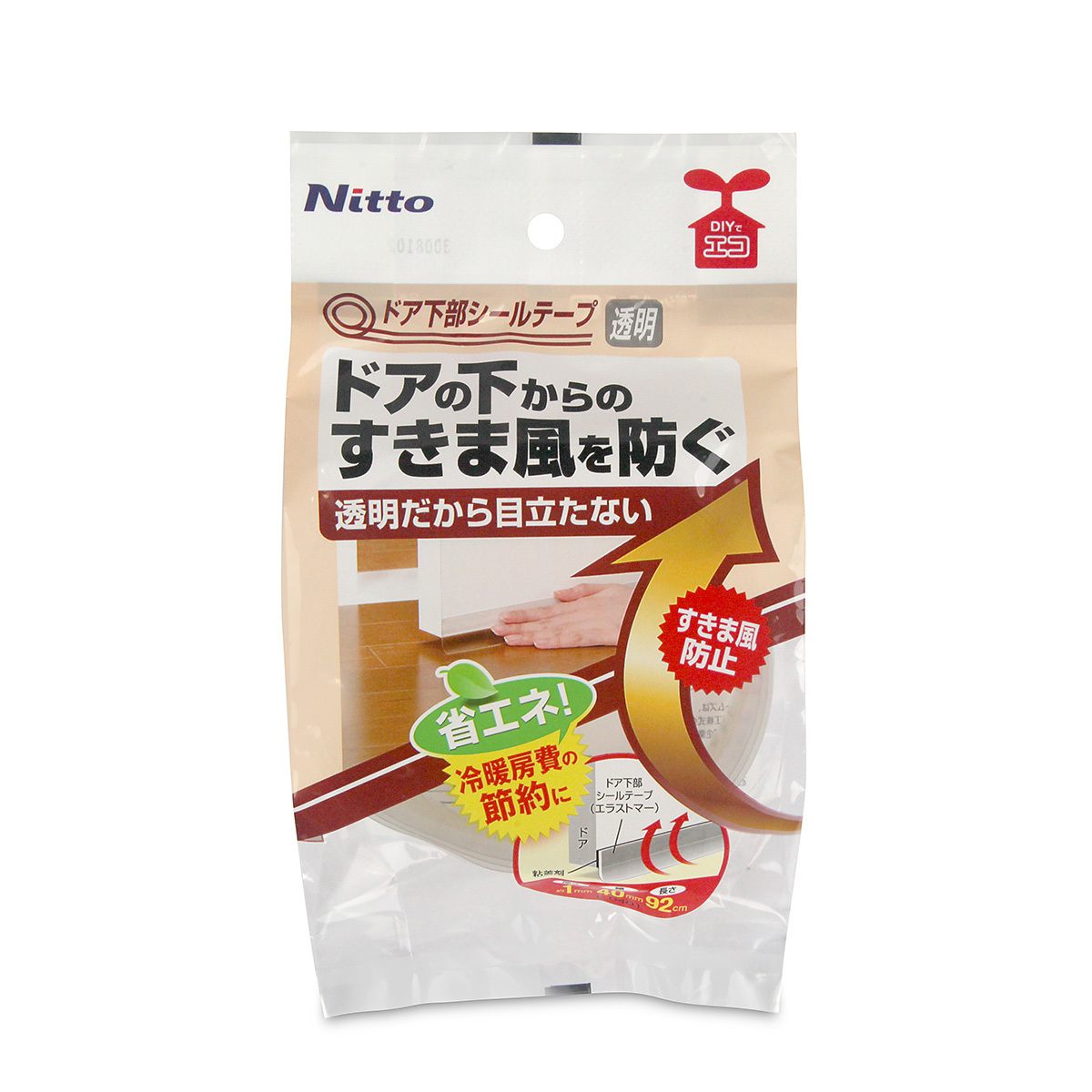 日本 Nitto 門腳防風膠帶 (透明) -E0401