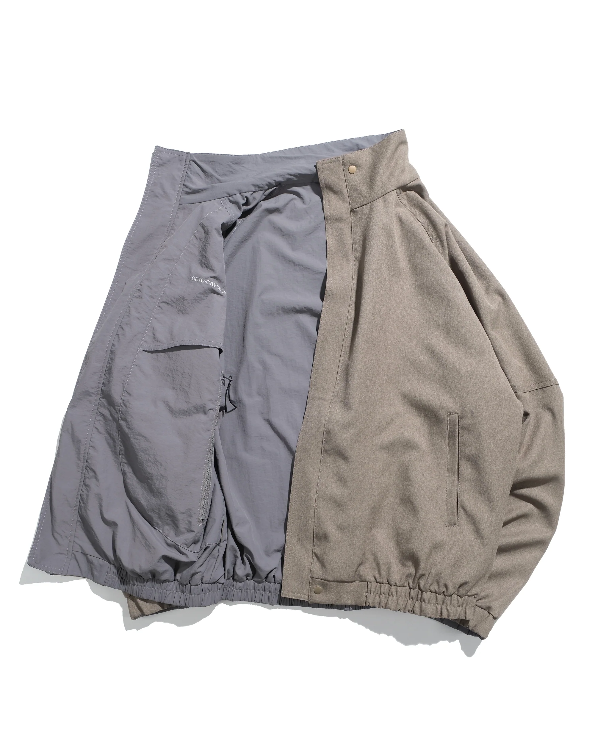 Octo Gambol A25-C03-J Dual State Reversible Jacket - Grey / Khaki