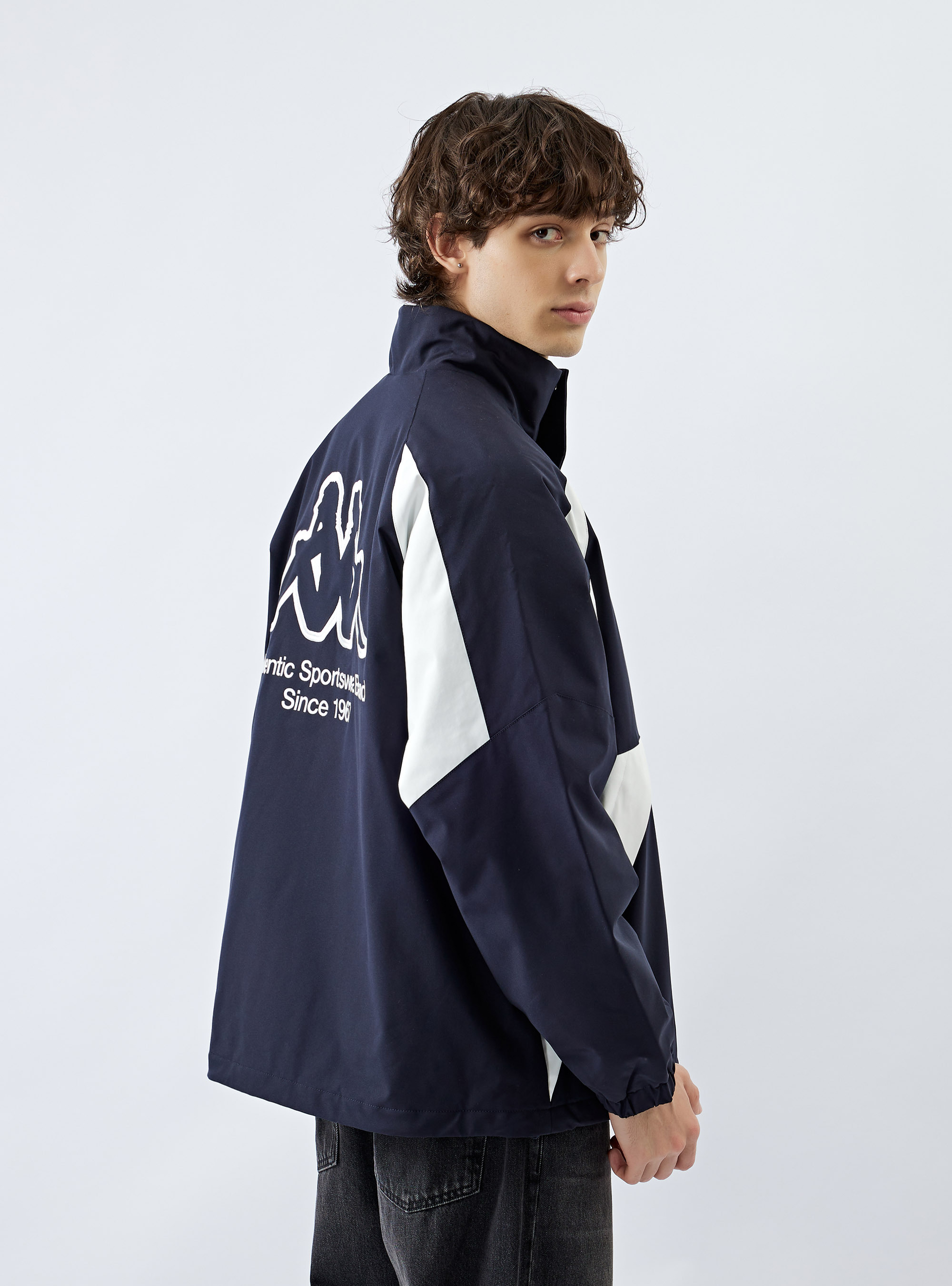 男款 防潑水保暖運動外套