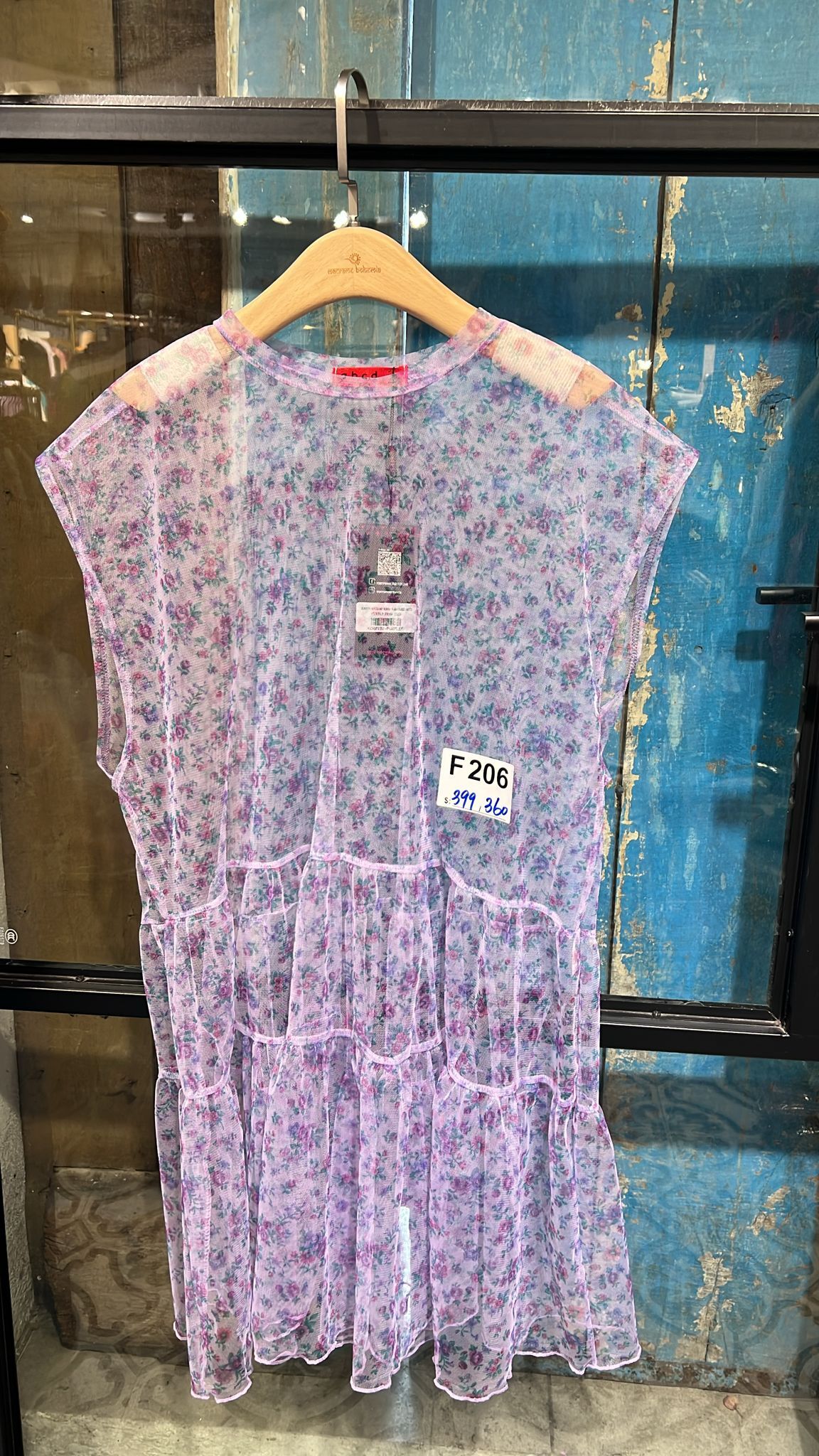 Macrame sleeveless dress KOR0192 - purple - F206 (0226live)