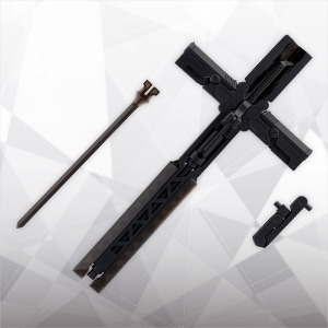 26年7月 無限邂逅Megalo Mari 變形單元 重十字槍2 黑色Ver. 組裝模型