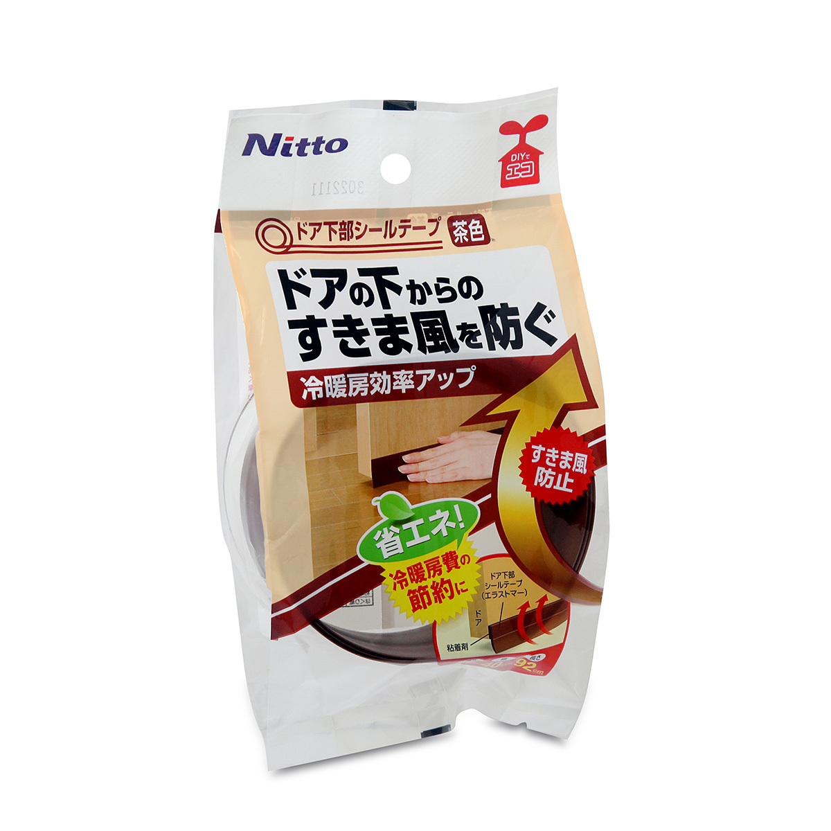 日本 Nitto 門腳防風膠帶 (啡色) -E0402
