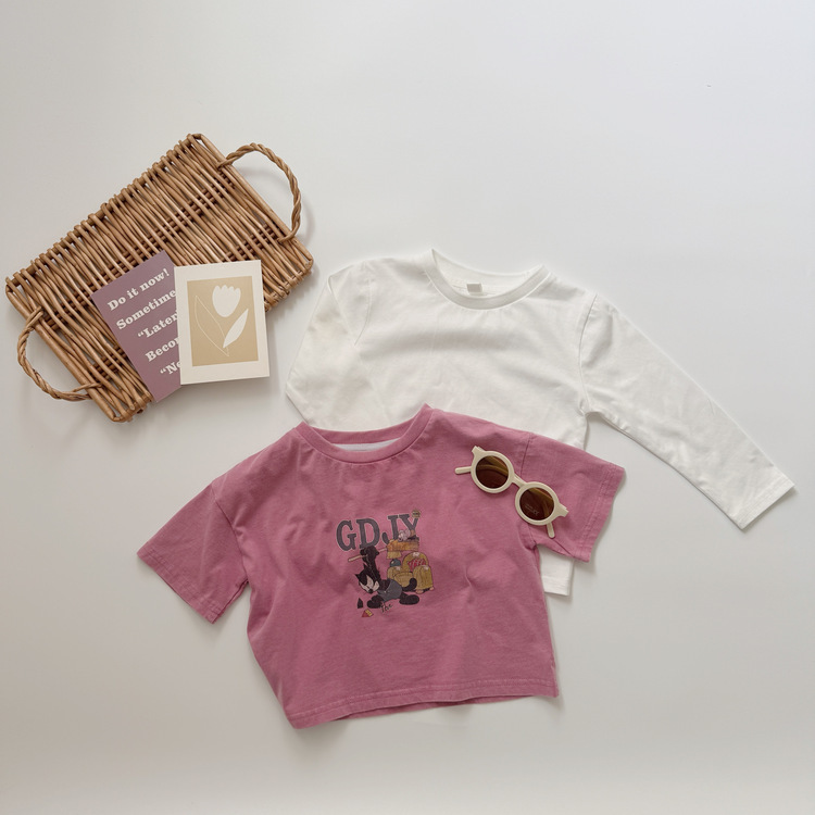 卡通塗鴉兩件式上衣