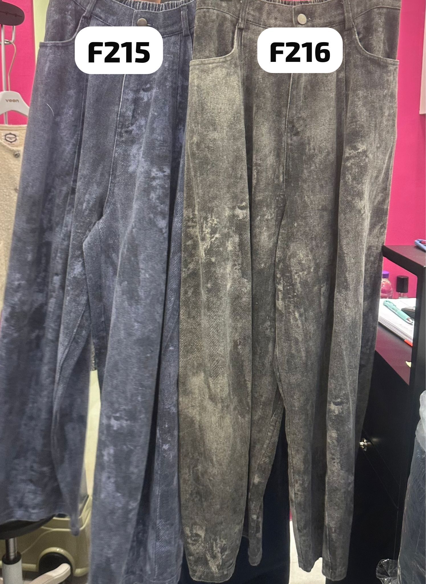 Macrame pant KOR0333 - F215 blue / F216 black (0226live)