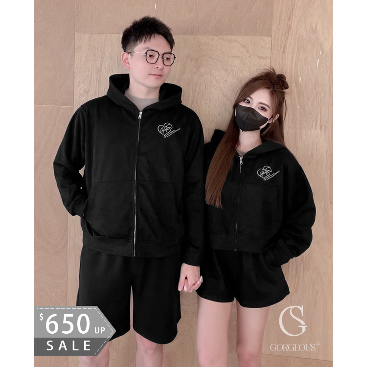 G9792 「Loving Heart′ 麂皮連帽外套」