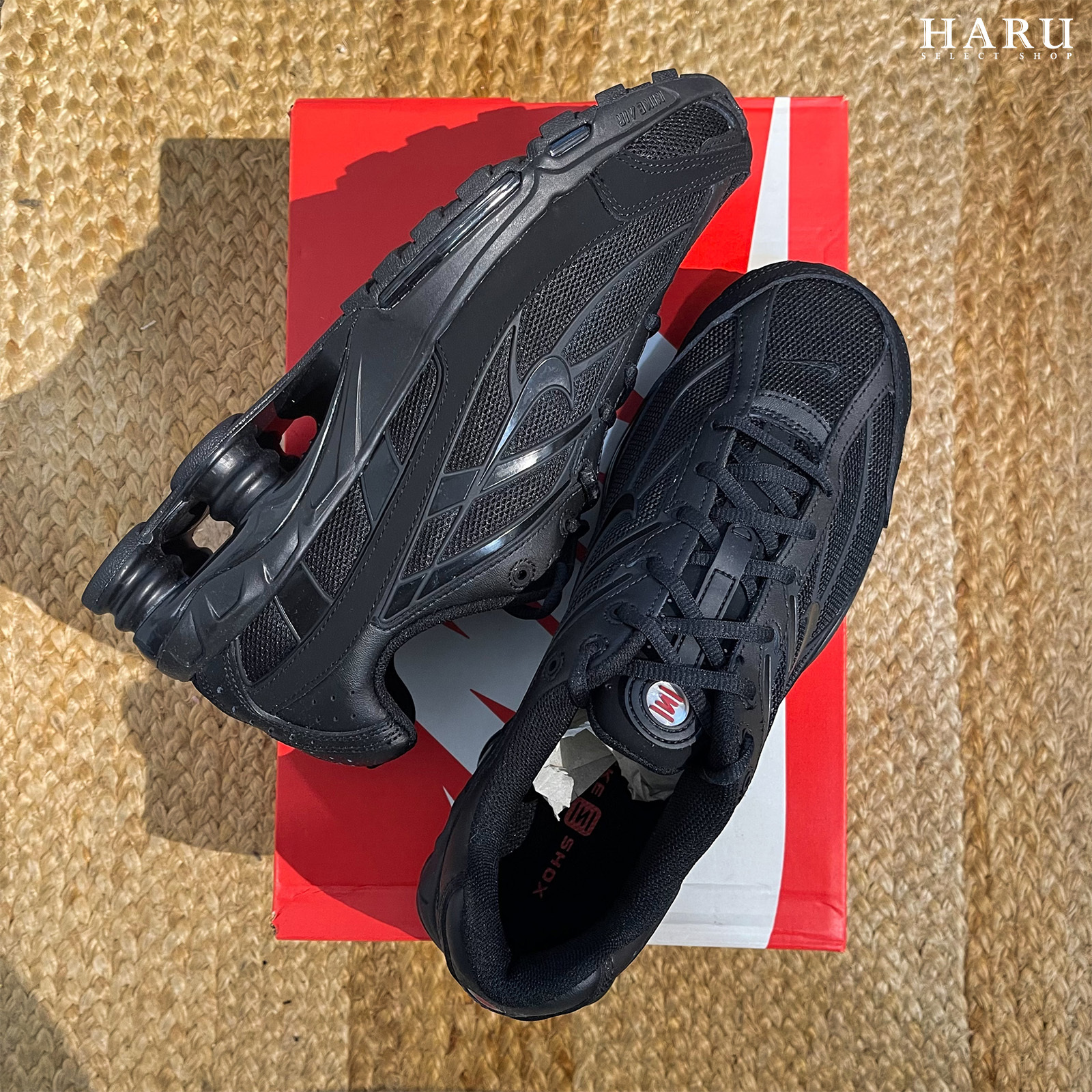 Nike Shox Ride 2 全黑 黑魂 彈簧鞋 緩震 機械感 科技感 彈力柱 Supreme 平替 Y2K 復古跑鞋 IO4296-002