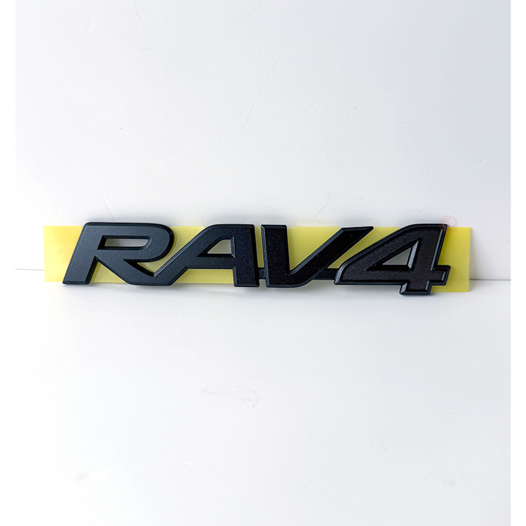 日本 TOYOTA 純正部品 RAV4 後車廂黑色馬克 黑化LOGO 黑化車標