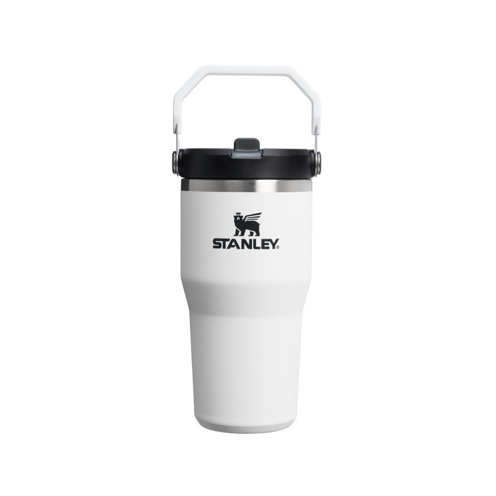 STANLEY 經典系列 IceFlow 手提吸管杯2.0 0.59L / 石灰白
