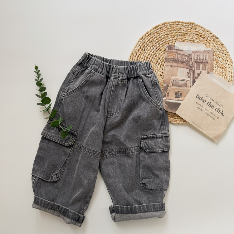 帥氣工裝牛仔褲