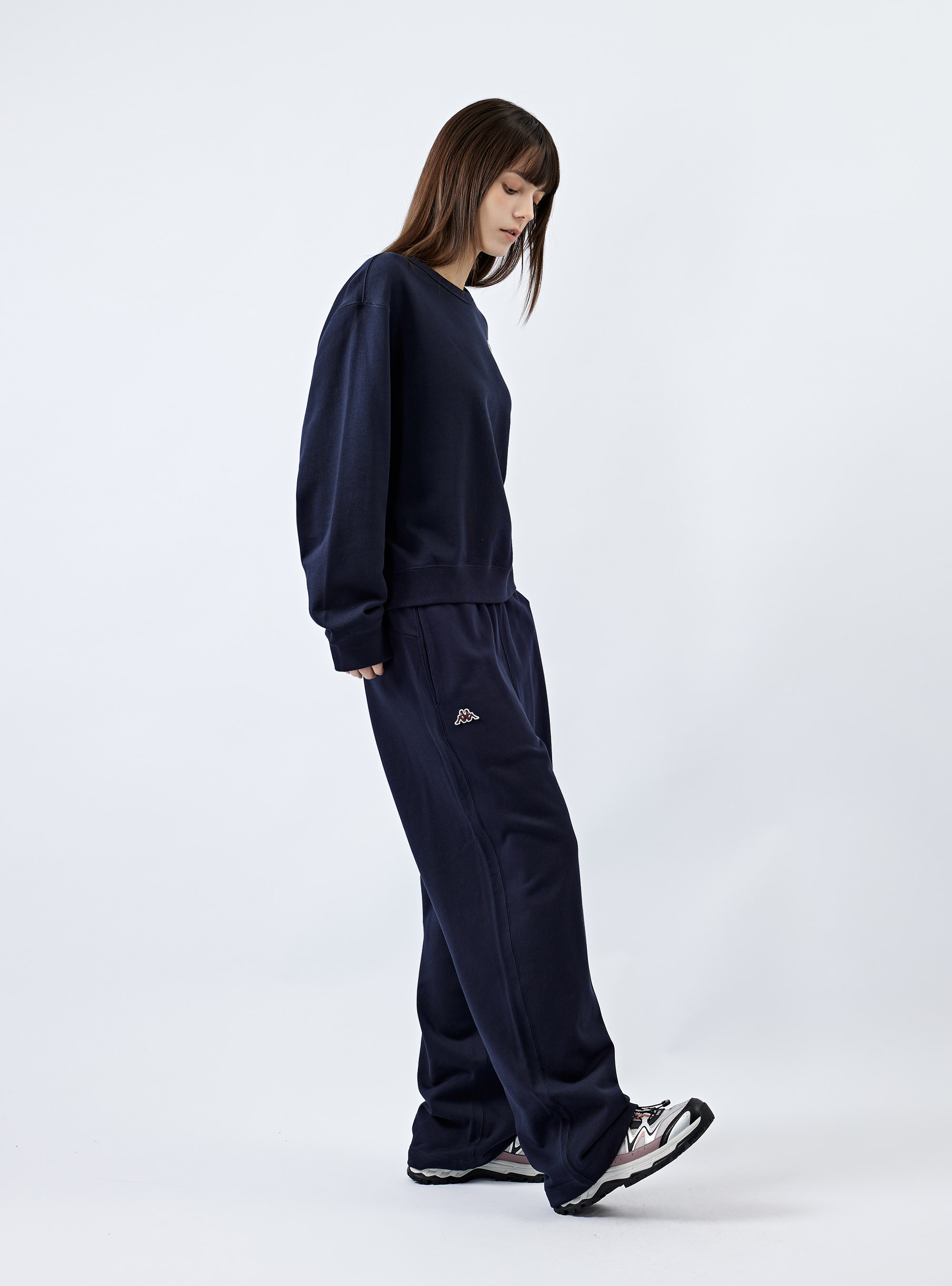 女款 休閒棉質直筒運動長褲