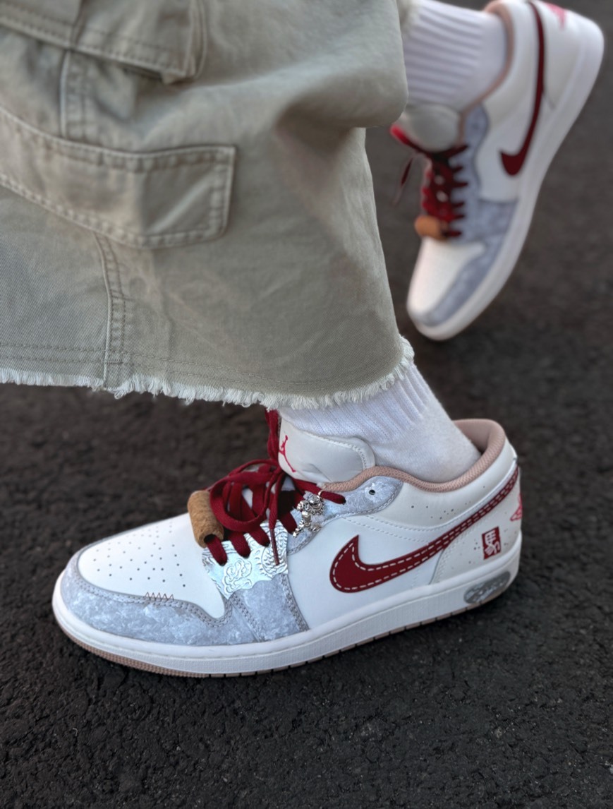 【訂製鞋款】Nike Air Jordan 1 CNY 馬年 AJ1 中國風 復古 赤兔踏雪 553558169(Team1876-赤兔踏雪S-BOX)