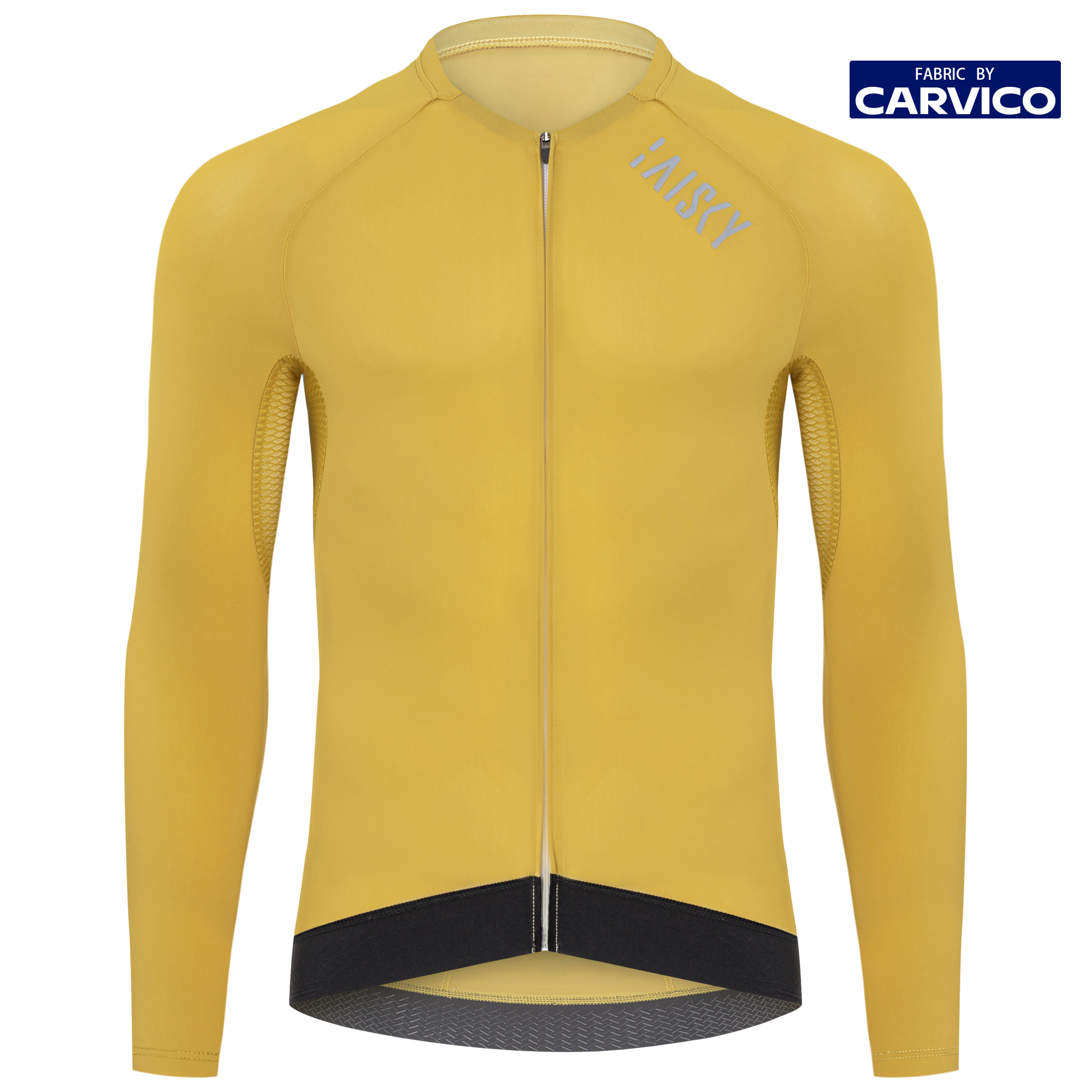 男款空力薄款長車衣 精煉 黃